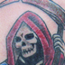 tattoo galleries/ - grim reaper with confederate flag - 11937